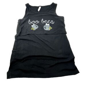 Latched Mama Boo Bees Nursing Tank Small Glow in Dark